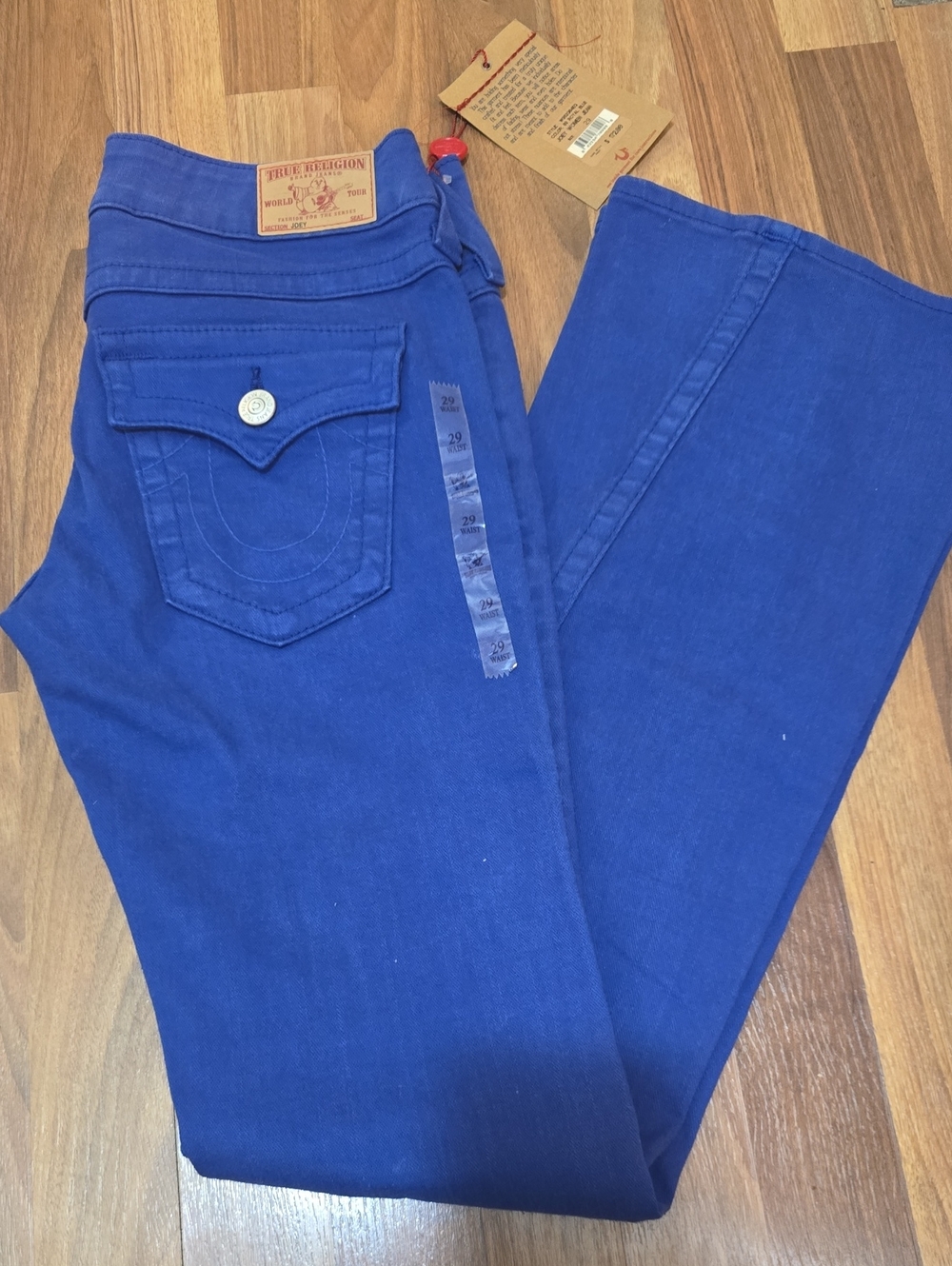 True Religion Women’s Royal Blue Bootcut Jeans